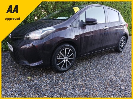 2015 Toyota Yaris 1.3  1320CC 4 CYLINDER PETROL AUTOMATIC PUSH BUTTON START FACTORY IMMOBILISER TOYOTA SAFETY SENSE ONLY 50,176KMS COMPREHENSIVE SERVICE HISTORY (10 STAMPS) JUST FULLY SERVICED NEW NCT& 1 YEAR ROADTAX €11,749