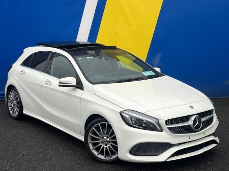 2018 Mercedes-Benz A Class A180 AMG-LINE 1.6 AUTO // OPENING PANORAMIC SUNROOF // COMPLETE SERVICE HISTORY // HEATED AMG-LINE SEATS €21,950