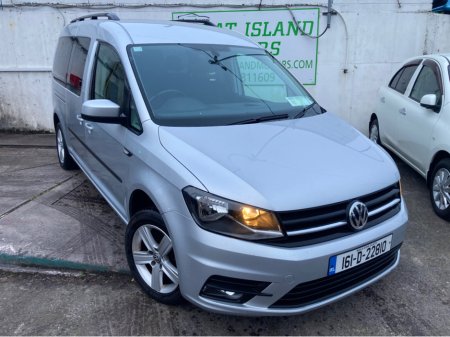 2016 Volkswagen Caddy Maxi 7 seater Diesel Automatic €18,900