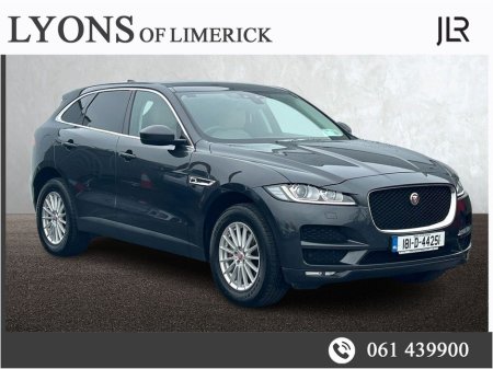 2018 Jaguar F-Pace JAGUAR F-PACE 2.0 D 2 Seater Commercial (Price Excludes VAT) €18,658