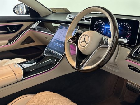 2022 Mercedes-Benz S Class 580 E LWB AMG LINE**BURMESTER SOUND SYSTEM**FRONT ELECTRIC HEATED SEATS**REAR HEATED SEATS**CREAM LEATHER INTERIOR**AMBIENT LIGHTING**20" ALLOYS**REVERSE CAMERA**ELECTRIC TAILGATE**WIRELESS CHARGING** €84,995 thumbnail