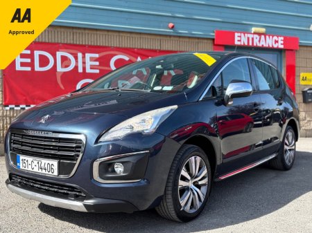 2015 Peugeot 3008 1.6 Hdi 115 bhp Active €9,450