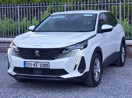 2021 Peugeot 3008 Van Allure Model 1.5 Diesel with large loading area in rear, 2 seats in front with VAT docket €16,700