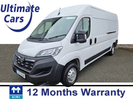 2022 Opel Movano L3H2 3.5T-2.2 140 Bhp 12 Months Warranty Finance Available €17,235
