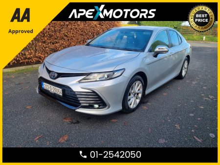 2022 Toyota Camry FINANCE ARRANGED * TOP-SPEC  * 2.5 VVT-I DESIGN 215BHP 4 HYBRID * IMMACULATE * 11-STAMPS SERVICE HISTORY * AA APPROVED * 101 SAFETY CHECKLIST * AUTOMATIC * HEATED SEATS * COLOUR REVERSE CAMERA €27,449