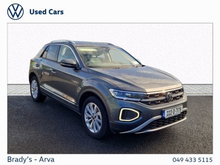 2022 Volkswagen T-Roc STYLE 1.0 TSI 110BHP M6F
