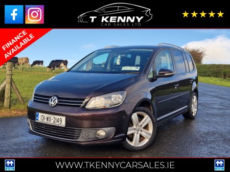 2013 Volkswagen Touran { AS  NEW  7  SEATER  NCT  10/24  VW  SERVICE  HISTORY }..1.6 TDI SE 105BHP  5 5DR