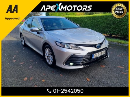 2022 Toyota Camry FINANCE ARRANGED * TOP-SPEC  * 2.5 VVT-I DESIGN 215BHP 4 HYBRID * IMMACULATE * 11-STAMPS SERVICE HISTORY * AA APPROVED * 101 SAFETY CHECKLIST * AUTOMATIC * HEATED SEATS * COLOUR REVERSE CAMERA