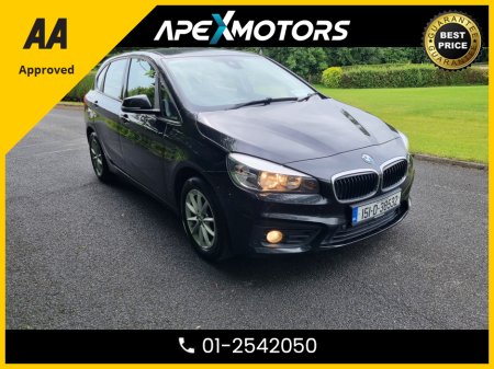 2015 BMW 2 Series Active Tourer FINANCE ARRANGED * 216D SE  * NEW NCT JUN-27 * LOW TAX JUL-25 * STAMPED SERVICE HISTORY * AA APPROVED * 101 SAFETY CHECKLIST * IMMACULATE * HEATED SEATS * COLOUR REVERSE CAMERA * TOP-SPEC 5DR MPV
