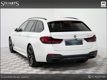 2024 BMW 5 Series GREAT SPEC 520D TOURING, ALPINE WHITE WITH BLACK LTHR: M-SPORT PRO PACK, 20” DIAMOND CUT ALLOYS, VISIBILITY PACK €57,945