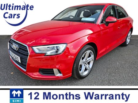 2017 Audi A3 1.4 TFSI SPORT 148BHP Saloon 12 Months Warranty Finance Available €17,500