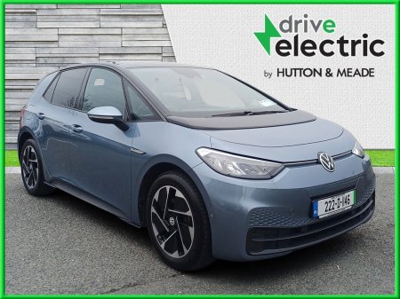 2022 Volkswagen ID.3 Pro Life 58kw Range 380kms €20,333