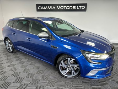 2018 Renault Megane RENAULT MEGANE GT 1.6 PETROL AUTO*REAR WHEEL STEERING*HEATED GT BUCKET SEATS*PARK ASSIST & 360 CAMERAS*KEYLESS ENTRY*AMBIENT LIGHTING*PADDLE SHIFTS*ELECTRIC HANDBRAKE*FINANCE AVAILABLE*TRADE INS* €18,950