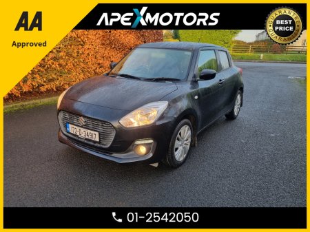 2017 Suzuki Swift FINANCE ARRANGED * TOP-SPEC SZ T 111PS * NEW MODEL * PETROL 5DR * NEW NCT DEC-27 * 2-KEYS * 9-STAMPS SERVICE HISTORY * IMMACULATE * AA APPROVED * 101 SAFETY CHECKLIST* COLOUR REVERSE CAMERA 01-2542050 €8,949
