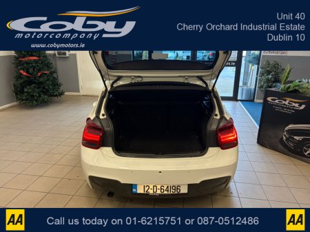 2012 BMW 1 Series 1.6 5DR AUTO M-Sport . NCT Cruise Control, Dual Climate Control, Alloy Wheels, Revers Camera, Bluetooth, Folding Rear Seats, CD Player & more. €9,950 thumbnail