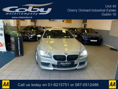 2013 BMW 6 Series 3.0 6 SERIES M SPORT GRAN COUPE 4DR AUTO.New NCT, Alloy Wheels, Cruise Control, Full Leather, Dual Climate Control, Sat Nav, BT, Full Electrics, Parking Sensors, Heated Seats, MFSW, Handsfree  & more. €15,450