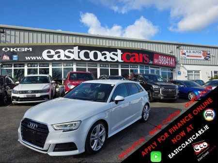 2019 Audi A3 1.4 TFSI  S-LINE EDITION / VIRTUAL COCKPIT SMARTPHONE INTERFACE- SATNAV - VIRTUAL COCKPIT - NAVIGATION REVERSING CAMERA  - PARKING SENSORS- LEATHER