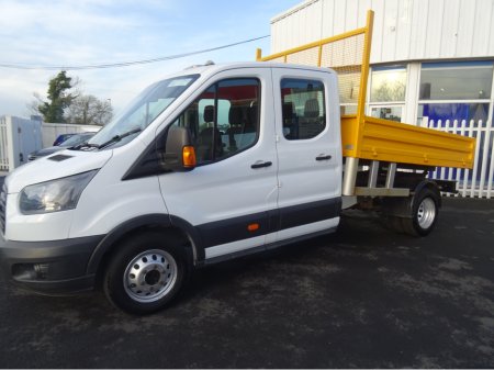 2017 Ford Transit 7 Seater Crew Cab Tipper 9ft €22,750