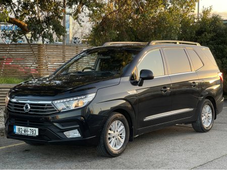 2018 Ssangyong Rodius TURISMO EX 7 SEATER..warranty included..finance provided €13,900