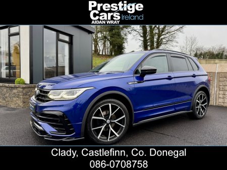 2024 Volkswagen Tiguan 2.0 TDI R-LINE 150 BHP AUTOMATIC,IRISH REG,PAN ROOF,LAPIZ BLUE,MAXTON BODY KIT,PARK ASSIST,REVERSE CAMERA,NIGHT EDITION,HEATED STEERING WHEEL,HEATED SEATS,VIRTUAL COCKPIT,XENON LED LIGHTS,ONE OWNER