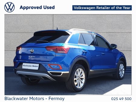 2022 Volkswagen T-Roc 1.0TSI 110BHP STYLE PLUS €31,950