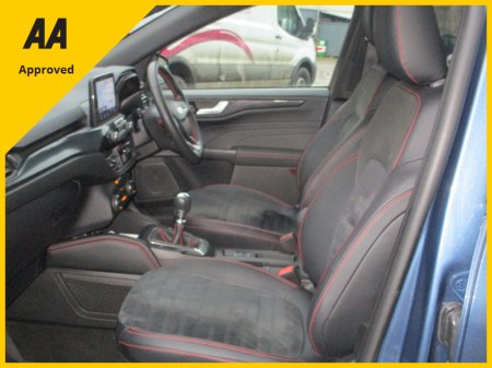 2023 Ford Kuga ST-LINE X 5DR 1.5 TD 120 S6. S6.2 M6, TOP OF THE RANGE WITH WINTER PACK, ONE CAREFUL OWNER AND FULL FORD SERVICE HISTORY !!12 MONTHS WARRANTY AND 12 MONTHS AA COVER. €37,950 thumbnail