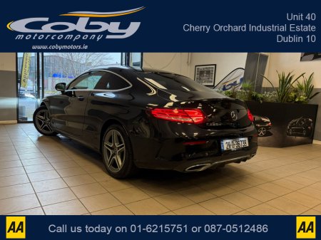 2021 Mercedes-Benz C Class C220D AMG LINE EDITION 2DR AUTO. NCT & Tax, 1/2 Leather, Sat Nav, Dual Climate Control, Heated Seats, Cruise Control, Revers Cam, Parking Sensors, Paddle Shift, BT & more. €35,950 thumbnail