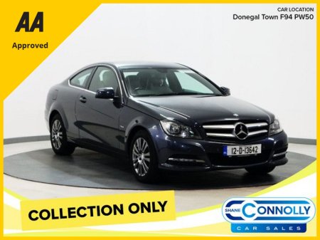 2012 Mercedes-Benz C Class *92* C220 CDI BLUE EFFICIENCY 2DR AUTO COUPE €10,900