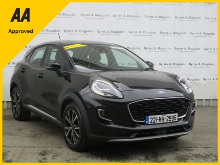 2022 Ford Puma TITANIUM 5DR 1.0T 125 MHEV M6 FWD. FULLY SERVICED , 12 MONTHS AA COVER  AND 12 MONTHS WARRANTY €24,950