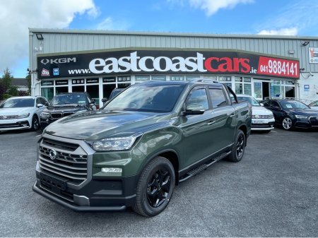 2025 KGM Musso 2.2 PICK UP CUSTOM EDITION 5 SEATER COMMERCIAL 4WD 200 BHP 3.5 TON TOWING CAPACITY REV-CAMERA // 5 YEAR WARRANTY // APPLY FOR FINANCE TODAY // THE BEST VALUE PICK UP IN IRELAND //