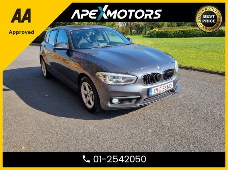 2017 BMW 1 Series FINANCE ARRANGED * D SE 5DR AUTO * AA APPROVED * 101 SAFETY CHECKLIST * AUTOMATIC (DSG) * IMMACULATE * COLOUR REVERSE CAMERA * 5DR HATCH * LOW MILES * CRUISE CONTROL and SPEED LIMITER * 2-KEYS