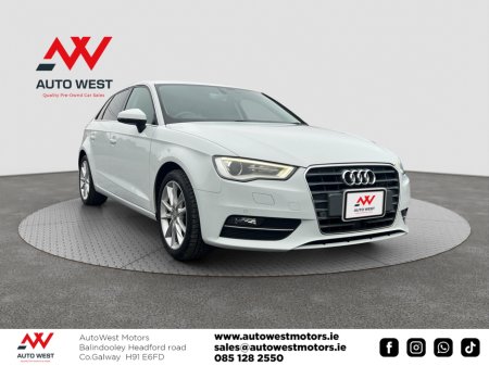 2016 Audi A3 2016 Audi A3 1.4 TFSI S-Tronic Automatic €14,950
