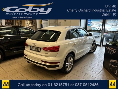 2015 Audi Q3 1.4 TFSI S Line Auto 150 S-TRONIC.  IRISH CAR. Immaculate Irish Car with 2 Keys, Service History, NCT, Alloy Wheels, Air Con, MFSW, Parking Sensors Front and Rear, Full Electrics and much more. €16,950 thumbnail