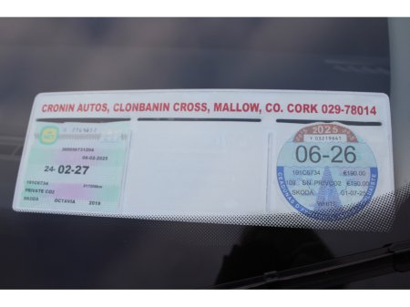 2019 Skoda Octavia STYLE 1.6 TDI 115HP 4DR €14,295