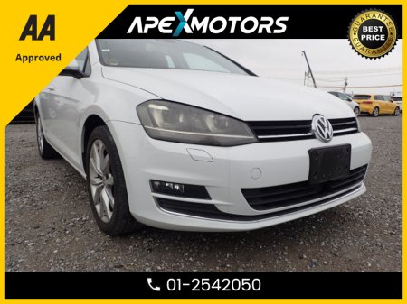 2017 Volkswagen Golf FINANCE ARRANGED * HIGHLINE (TOP-SPEC)  * AUTOMATIC (DSG) * AA APPROVED  * 101 SAFETY CHECKLIST * 12-MONTH ROADSIDE ASSIST  * IMMACULATE * LOW LOW MILES * ADAPTIVE CRUISE * NEW NCT OCT-26 * LOW TAX
