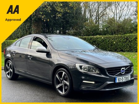2016 Volvo S60 2.0 D3 R-DESIGN *PRISTINE EXAMPLE*SERVICE HISTORY*2 KEYS*AA APPROVED €13,999