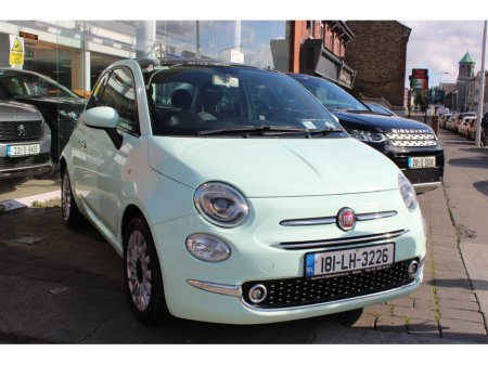 2018 Fiat 500 1.2 LOUNGE 69BHP 3DR