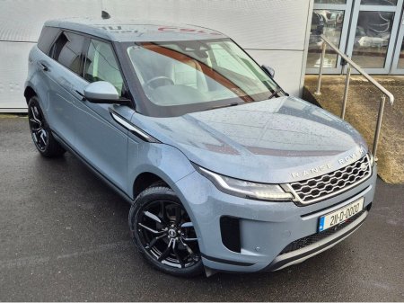 2021 Land Rover Range Rover Evoque S P300e, 20” Gloss Black Alloys, Privacy Glass, Light Grey Leather, Heated & Cooling Seats, 360 Camera, Parking Sensors, CarPlay/Android Auto €35,777