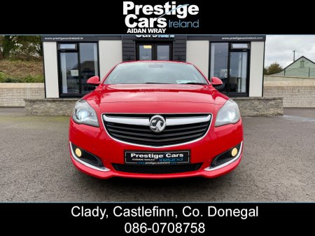 2017 Vauxhall Insignia 2.0 CDTI SRI VX-LINE ECOFLEX NAV 170 BHP 5DR,IRISH REG,NCT UNTIL 2027,TAX,FULL LEATHER,HEATED SEATS,XENON LIGHTS,REVERSE CAMERA,PRIVACY GLASS,BRIGHT RED,19
