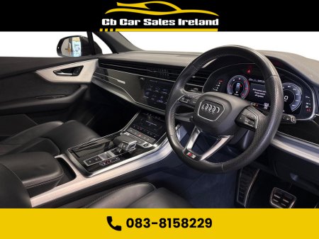 2023 Audi Q7 3.0 TDI V6 50 S line SUV 5dr Diesel Tiptronic quattro Euro 6 (s/s) (286 ps) 1 OWNER + AIR SUSPENSION + 7 SEATS + FULL LEATHER INTERIOR €86,300
