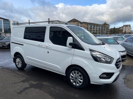 2022 Ford Transit Custom 2.0 300 EcoBlue Limited Crew Van Double Cab 5dr Diesel Manual L1 H1 Euro 6 (s/s) (6 Seat) (130 ps)