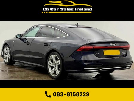 2022 Audi A7 2.0 TDI 40 S line Sportback 5dr Diesel S Tronic quattro Euro 6 (s/s) (204 ps) 1 OWNER + VIRTUAL COCKPIT + REVERSE CAMERA + HEATED SEATS €50,300