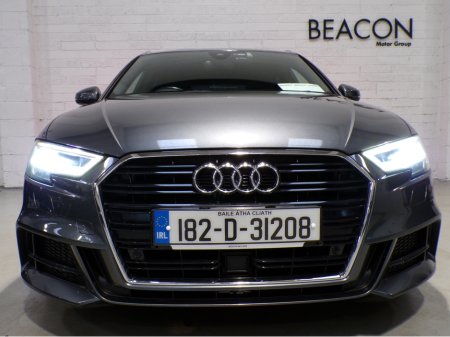 2018 Audi A3 Sportback S-LINE SPORTBACK*FACELIFT MODLE*AUTO*HEATED LEATHER ELECTRIC S-LINE SEATS*PARKING SENSORS WITH COLOUR CAMERA*ADAPTIVE CRUISE CONTROL*PADDLE SHIFT*FULL SAFETY PACK* €21,900 thumbnail