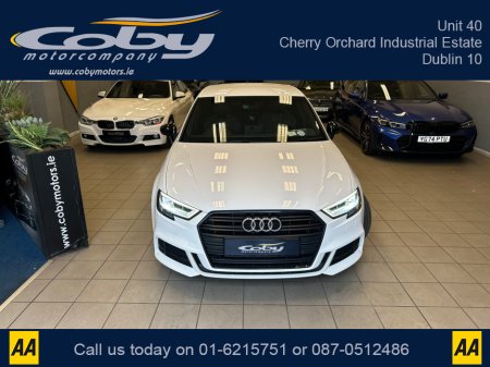2019 Audi A3 SPORTBACK 1.0 TFSI 116HP S LINE 4DR 30. New NCT, Alloy Wheels, 2Keys, Sat Nav, Full Electrics, Bluetooth, Half Leather, MFSW, Cruise Control, Reverse Camera, Parking Sensors, Air Conditioning and more €23,950