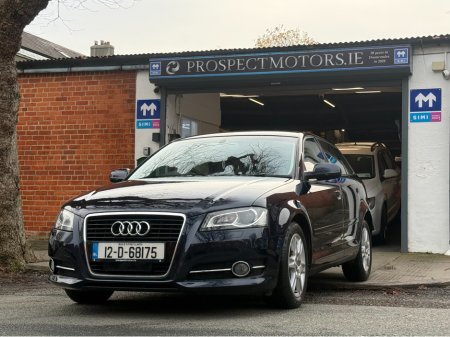 2012 Audi A3 1.4 Automatic, Only 66k KMS, New NCT, Full Leather, Heated Seats, Bluetooth & Apple CarPlay/Android Auto, Air Con, Service & Warranty Included, SIMI Dealer €10,950