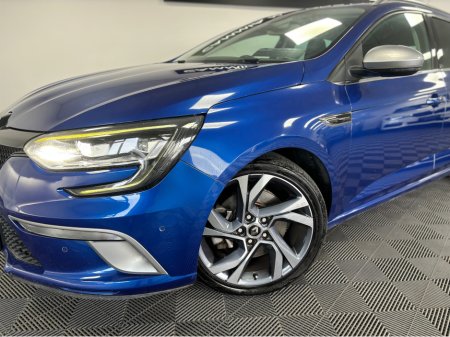 2018 Renault Megane RENAULT MEGANE GT 1.6 PETROL AUTO*REAR WHEEL STEERING*HEATED GT BUCKET SEATS*PARK ASSIST & 360 CAMERAS*KEYLESS ENTRY*AMBIENT LIGHTING*PADDLE SHIFTS*ELECTRIC HANDBRAKE*FINANCE AVAILABLE*TRADE INS* €18,950