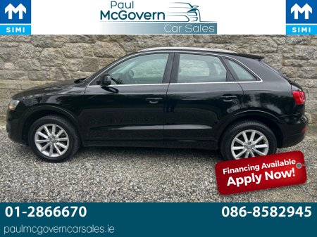 2014 Audi Q3 2.0 TDI SE 5DR 138BHP**//**METALLIC BLACK**//**WARRANTY**//**FINANCE ARRANGED**//**TRADE IN ACCEPTED**//**FRONT FOGS! €11,999
