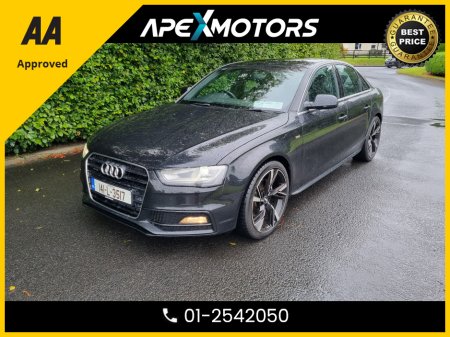 2014 Audi A4 2.0 TDI S LINE QUATTRO 177PS 4DR * FINANCE ARRANGED * 2.0 TDI S LINE QUATTRO 177PS 4DR * NCT JAN-26 * LOW TAX * AA APPROVED * 101 SAFETY CHECKLIST * IMMACULATE * TOP-SPEC * CRUISE CONTROL 01-2542050 €12,749