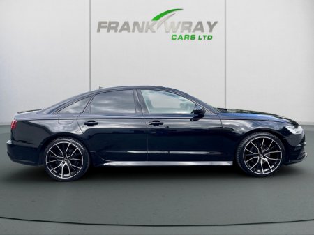 2018 Audi A6 S-LINE BLACK EDITION 2.0 TDI ULTRA 190 **FULL LEATHER**SAT NAV**FLAT BOTTOM STEERING WHEEL**MINT**FSH** €23,950
