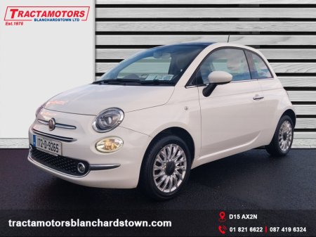 2017 Fiat 500 1.2 8V 69BHP LOUNGE S4 2DR €9,999
